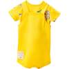 Sand Castle Print Overalls Outfit, Yellow - Mixed Apparel Set - 1 - thumbnail