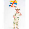 Sand Castle Graphic Babysuit Outfit, Yellow - Mixed Apparel Set - 2