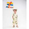 Sand Castle Graphic Babysuit Outfit, Yellow - Mixed Apparel Set - 3 - thumbnail