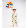 Lobster Graphic Babysuit Outfit, Beige - Mixed Apparel Set - 3