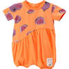 Fig Graphic Romper, Orange - Bodysuits - 1 - thumbnail