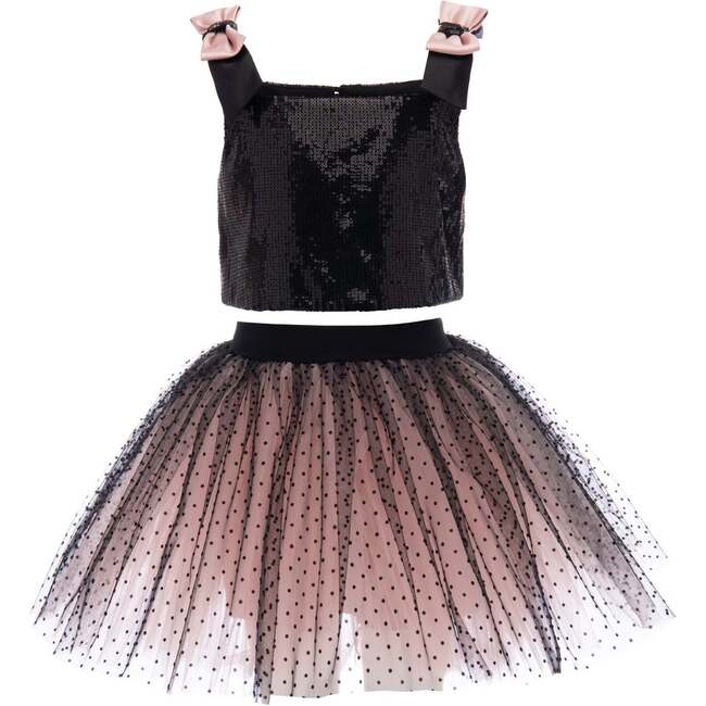 Ratanna Sequin Outfit, Black - Mixed Apparel Set - 1