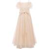 Naramore Floral Belt Dress, Beige - Dresses - 2