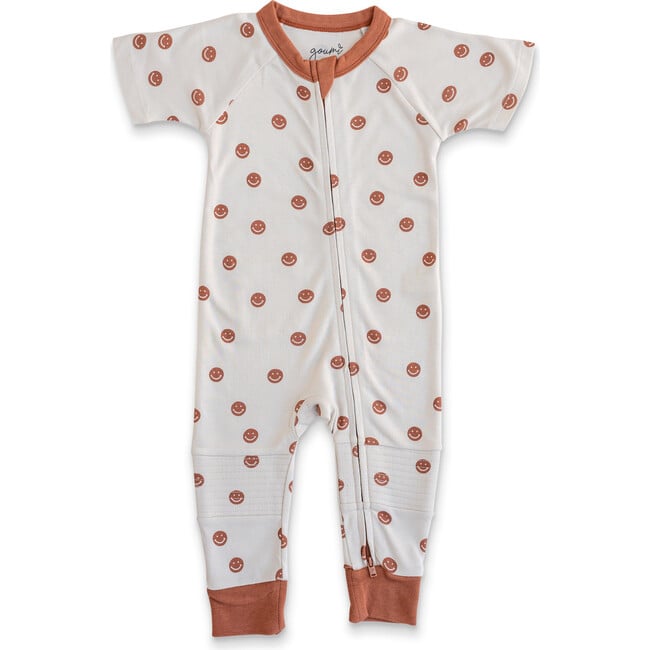 Viscose from Bamboo Organic Cotton S/S Romper, Happy Dot