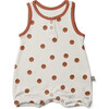 Viscose from Bamboo Organic Cotton Sleeveless Romper, Happy Dot - Rompers - 1 - thumbnail