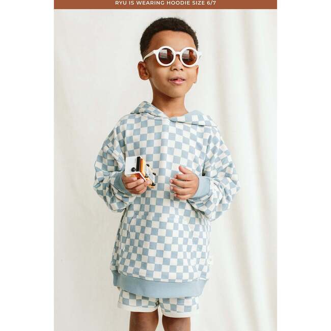 Organic Cotton French Terry Hoodie, Cabana - Sweatshirts - 2