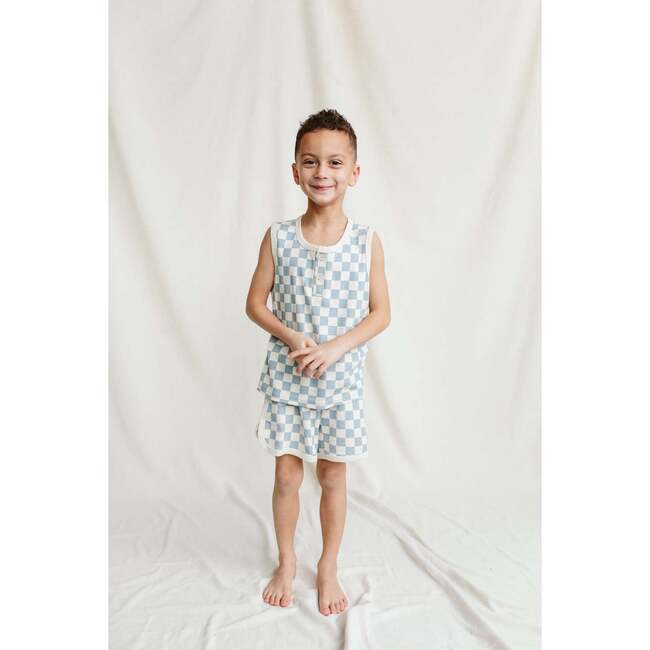 Viscose from Bamboo Organic Cotton Kids Tank Top, Cabana - Shirts - 5