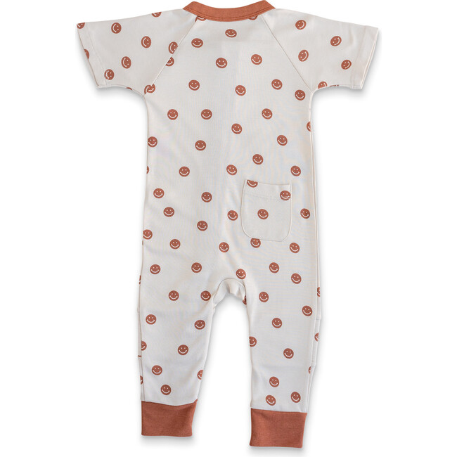 Viscose from Bamboo Organic Cotton S/S Romper, Happy Dot - Rompers - 7