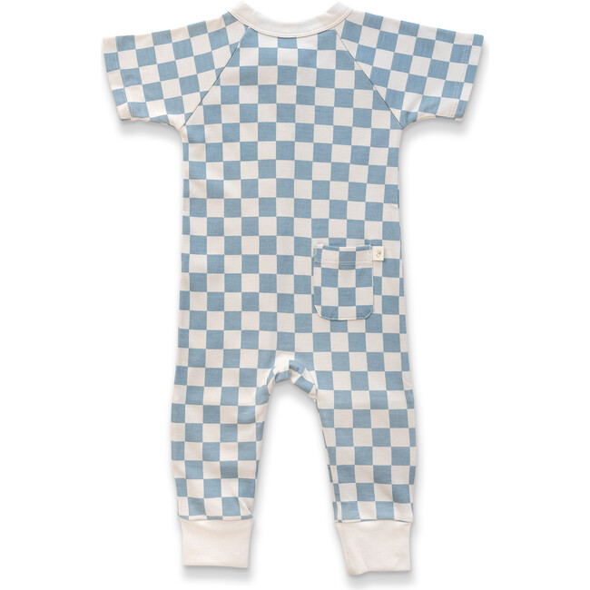 Viscose from Bamboo Organic Cotton S/S Romper, Cabana - Rompers - 7