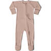 Viscose from Bamboo Organic Cotton Zipper Jumpsuit, Rose - Rompers - 1 - thumbnail