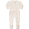 Viscose from Bamboo Organic Cotton Zipper Jumpsuit, Dune Stripe - Rompers - 1 - thumbnail