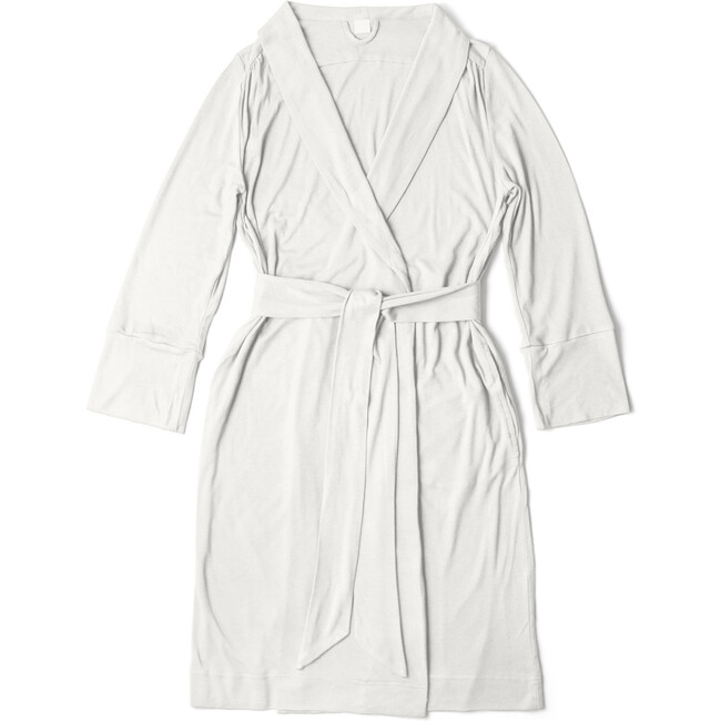 Viscose from Bamboo Organic Cotton Womens Robe, Cloud - Robes - 1