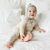 Viscose from Bamboo Organic Cotton Zipper Jumpsuit, Dune Stripe - Rompers - 3