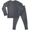 Viscose from Bamboo Organic Cotton Toddler Jogger Set, Midnight - Mixed Apparel Set - 1 - thumbnail