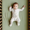 Viscose from Bamboo Organic Cotton Crib Sheet, Artichoke - Crib Sheets - 2