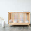 Viscose from Bamboo Organic Cotton Crib Sheet, Storm Gray - Crib Sheets - 3 - thumbnail
