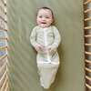 Viscose from Bamboo Organic Cotton Crib Sheet, Artichoke - Crib Sheets - 4