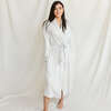 Viscose from Bamboo Organic Cotton Womens Robe, Storm Gray - Robes - 6