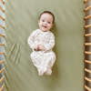 Viscose from Bamboo Organic Cotton Crib Sheet, Artichoke - Crib Sheets - 5