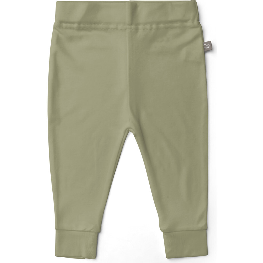 Viscose from Bamboo Organic Cotton Baby Pants, Artichoke - Bodysuits - 1