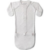 Viscose from Bamboo Organic Cotton Baby Gown, Storm Gray - Pajamas - 1 - thumbnail