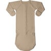 Viscose from Bamboo Organic Cotton Baby Gown, Sandstone - Pajamas - 1 - thumbnail