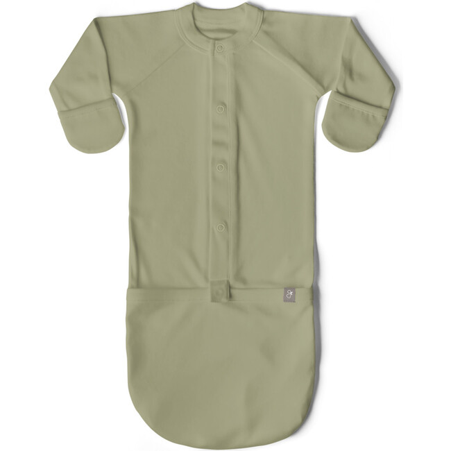 Viscose from Bamboo Organic Cotton Baby Gown, Artichoke - Pajamas - 1