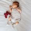 Viscose from Bamboo Organic Cotton Baby Booties, Storm Gray - Booties - 2
