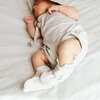 Viscose from Bamboo Organic Cotton Baby Booties, Storm Gray - Booties - 4