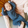 Viscose from Bamboo Organic Cotton Baby Footie, Midnight - Footie Pajamas - 6