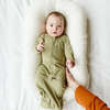 Viscose from Bamboo Organic Cotton Baby Gown, Artichoke - Pajamas - 6 - thumbnail