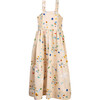 Emma Sea Glass Midi Dress, Cream - Dresses - 1 - thumbnail