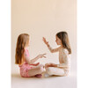 Garden Party Cotton Short Pajamas Set, Pink - Pajamas - 3