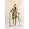 Bunny Cotton Pajama Set, Tan - Pajamas - 4