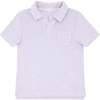 Bay French Terry Polo Shirt, Lavender - Shirts - 1 - thumbnail