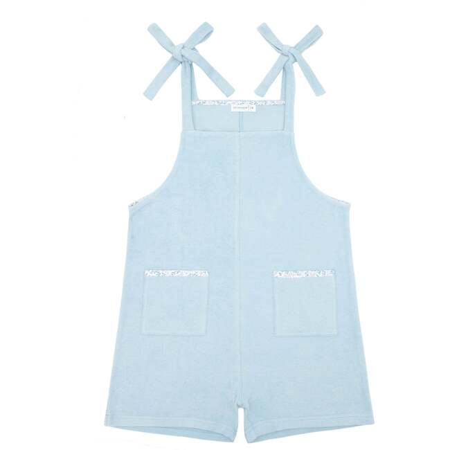 Briland French Terry Romper, Blue