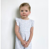 Briland Botanic Pinafore Romper, Blue - Rompers - 2