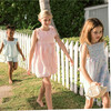 Calypso Stripe Pinafore Dress, Coral - Dresses - 2