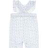 Briland Botanic Pinafore Romper, Blue - Rompers - 3