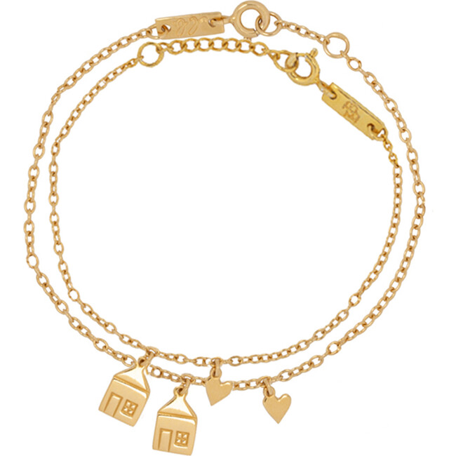 Mommy & Me Home Is Where The Heart Is Set, Gold Plated - Bracelets - 1