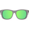 Polarized Navigator: Green Mirrored Lens, Graphite Gray - Sunglasses - 1 - thumbnail