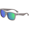 Polarized Navigator: Green Mirrored Lens, Graphite Gray - Sunglasses - 4