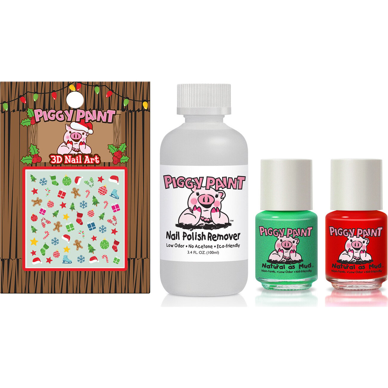 Piggy Paint Oh Holly Jolly Gift Set - Health Simplified