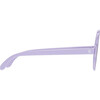 Polarized Flower: Lavender Mirrored Lens, - Sunglasses - 5