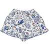 Ruffle Trim Shorts, Infant, Blue Multi - Shorts - 1 - thumbnail