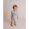 Ruffle Trim Shorts, Toddler, Blue Multi - Shorts - 4