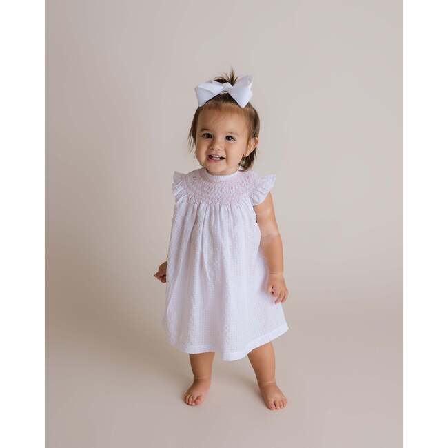 Sweet Occasions Bishop Collar dress, Toddler Girls, White - Dresses - 2