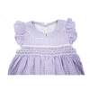 Anna Smocked Bubble Romper, Lilac - Rompers - 2