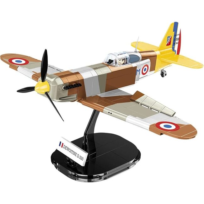 Historical Collection World War II Dewoitine D.520 Plane - STEM Toys - 1