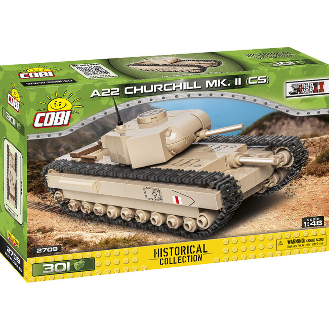 Historical Collection A22 Churchill MK. II (CS) Tank - STEM Toys - 2